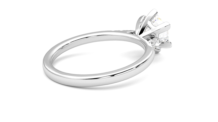 Taylor & Hart Lissome Hexagonal Engagement Ring 360 degree image 12