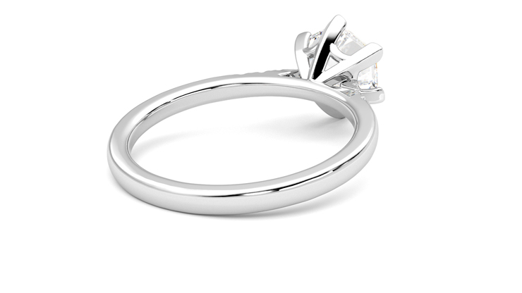 Taylor & Hart Lissome Hexagonal Engagement Ring 360 degree image 13