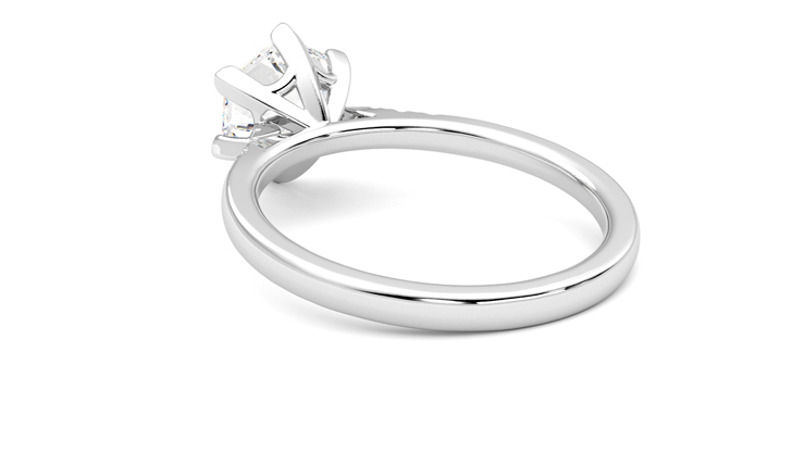 Taylor & Hart Lissome Hexagonal Engagement Ring 360 degree image 17