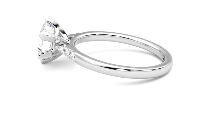 Taylor & Hart Lissome Hexagonal Engagement Ring 360 degree image 20