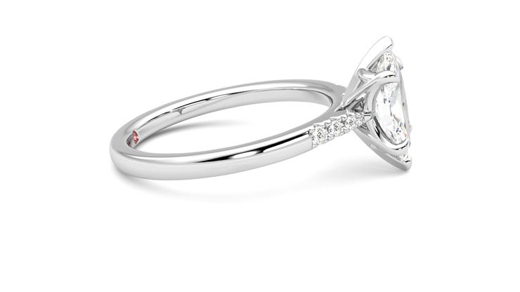Taylor & Hart Lissome Marquise Engagement Ring 360 degree image 9