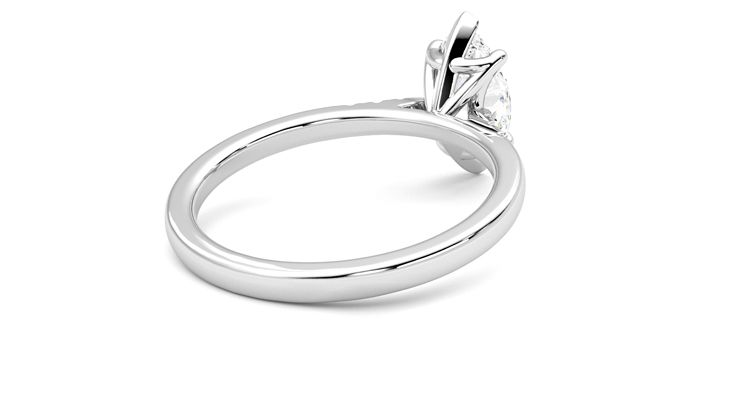 Taylor & Hart Lissome Marquise Engagement Ring 360 degree image 13
