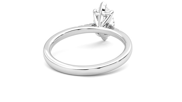 Taylor & Hart Lissome Marquise Engagement Ring 360 degree image 14