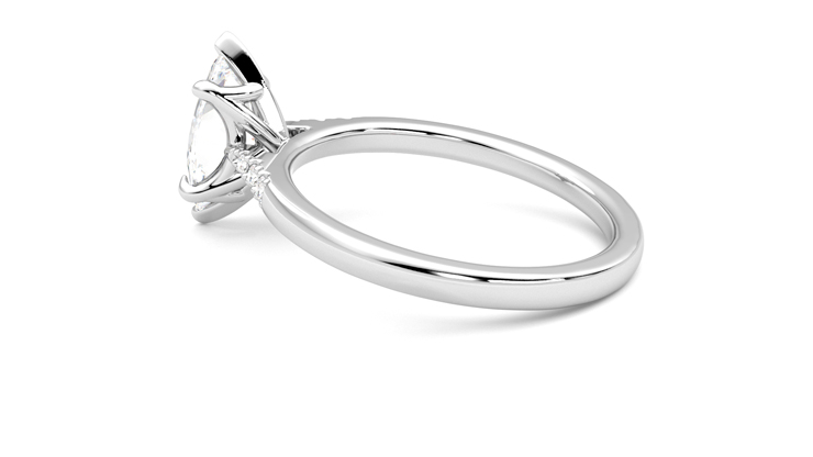 Taylor & Hart Lissome Marquise Engagement Ring 360 degree image 19