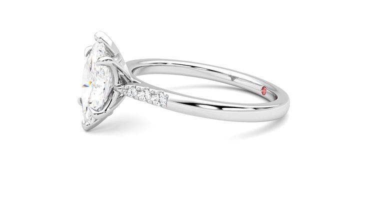 Taylor & Hart Lissome Marquise Engagement Ring 360 degree image 22