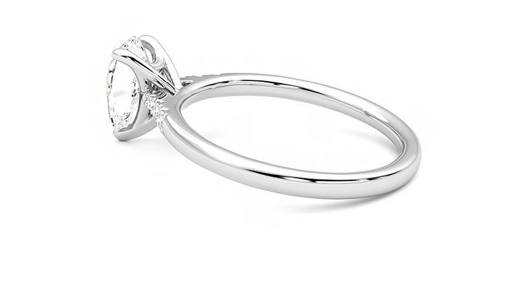 Taylor & Hart Lissome Pear Engagement Ring 360 degree image 19