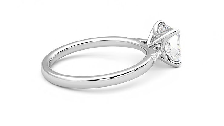 Taylor & Hart Lissome Princess Engagement Ring 360 degree image 11