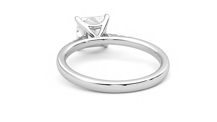 Taylor & Hart Lissome Princess Engagement Ring 360 degree image 16