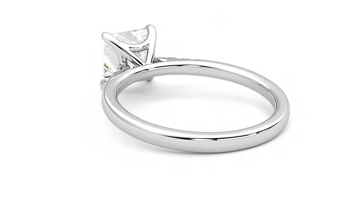 Taylor & Hart Lissome Princess Engagement Ring 360 degree image 17