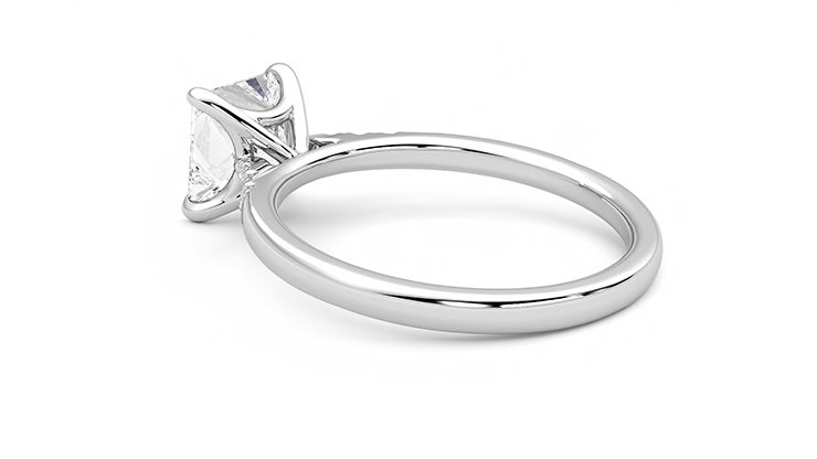 Taylor & Hart Lissome Princess Engagement Ring 360 degree image 18