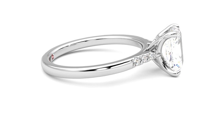 Taylor & Hart Lissome Radiant Engagement Ring 360 degree image 9