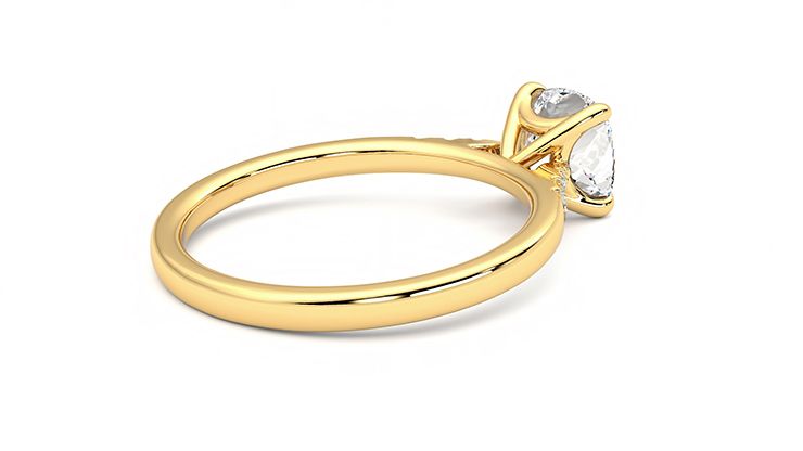 Taylor & Hart Lissome Cushion Engagement Ring 360 degree image 12