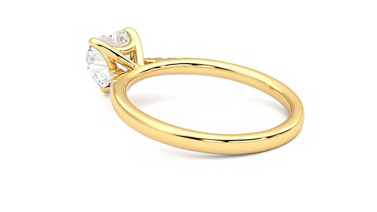 Taylor & Hart Lissome Heart Engagement Ring 360 degree image 18