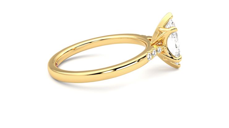 Taylor & Hart Lissome Marquise Engagement Ring 360 degree image 10