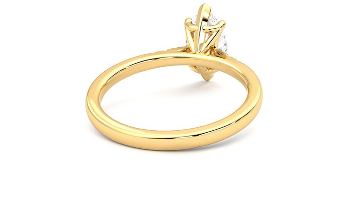 Taylor & Hart Lissome Marquise Engagement Ring 360 degree image 14