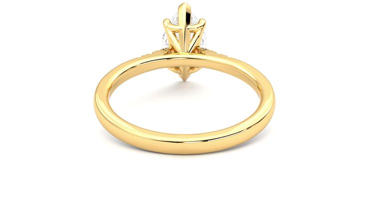 Taylor & Hart Lissome Marquise Engagement Ring 360 degree image 15