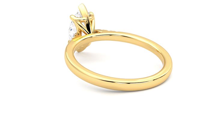 Taylor & Hart Lissome Marquise Engagement Ring 360 degree image 17