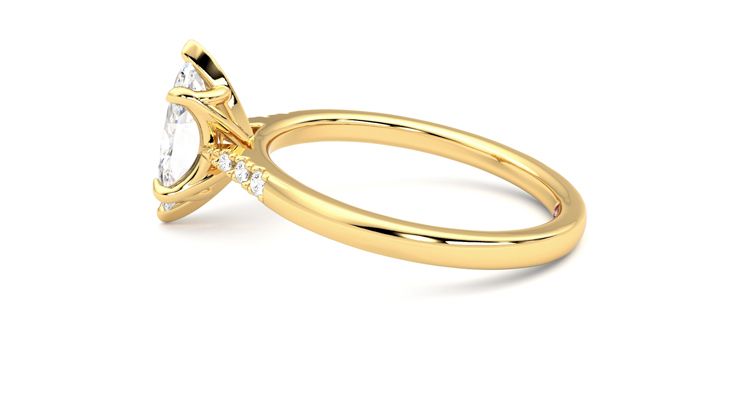 Taylor & Hart Lissome Marquise Engagement Ring 360 degree image 20