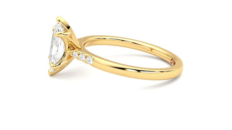 Taylor & Hart Lissome Marquise Engagement Ring 360 degree image 21