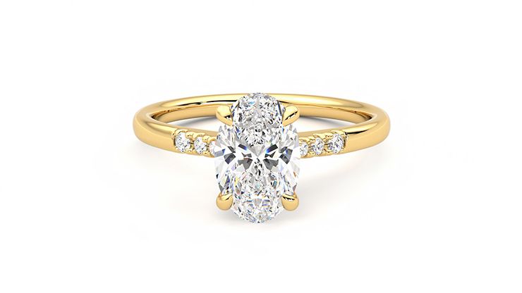 Taylor & Hart Lissome Oval Engagement Ring 360 degree image 29