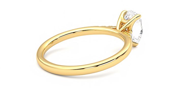 Taylor & Hart Lissome Pear Engagement Ring 360 degree image 12