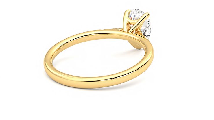 Taylor & Hart Lissome Pear Engagement Ring 360 degree image 13
