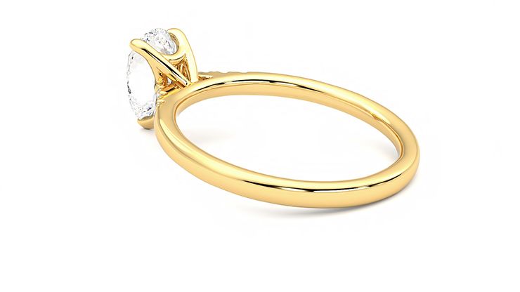 Taylor & Hart Lissome Pear Engagement Ring 360 degree image 18