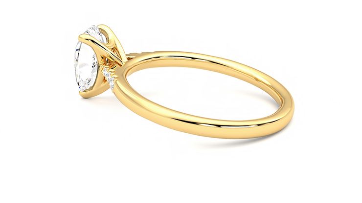 Taylor & Hart Lissome Pear Engagement Ring 360 degree image 19