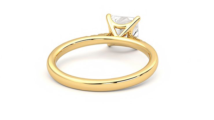 Taylor & Hart Lissome Princess Engagement Ring 360 degree image 14
