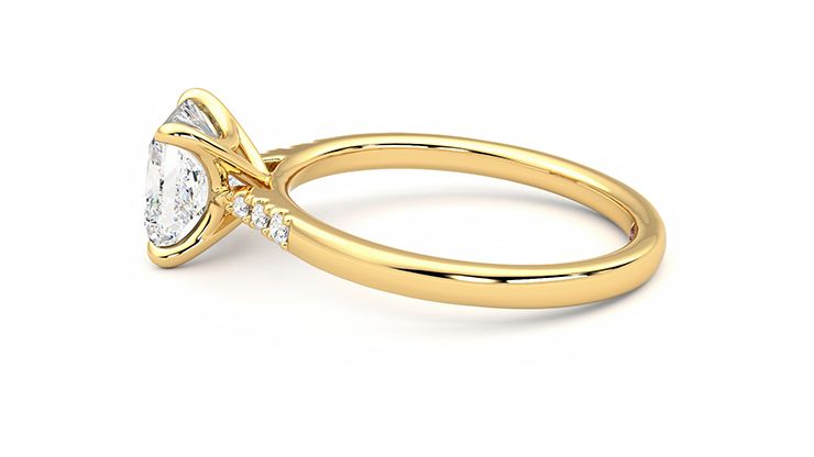 Taylor & Hart Lissome Princess Engagement Ring 360 degree image 20