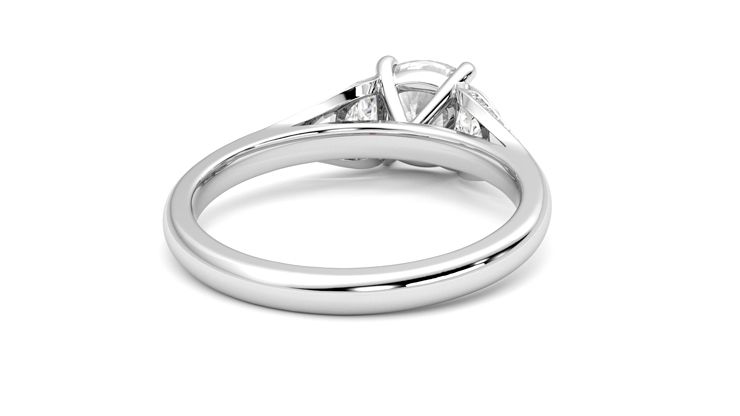 Taylor & Hart Luna Cushion Engagement Ring 360 degree image 14