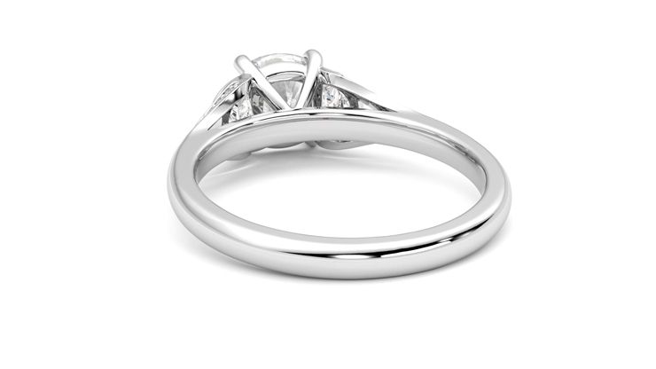 Taylor & Hart Luna Cushion Engagement Ring 360 degree image 16