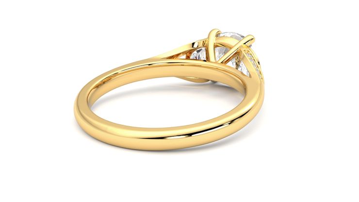 Taylor & Hart Luna Cushion Engagement Ring 360 degree image 13