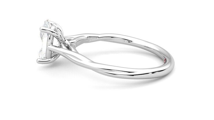 Taylor & Hart Mariposa Oval Engagement Ring 360 degree image 20