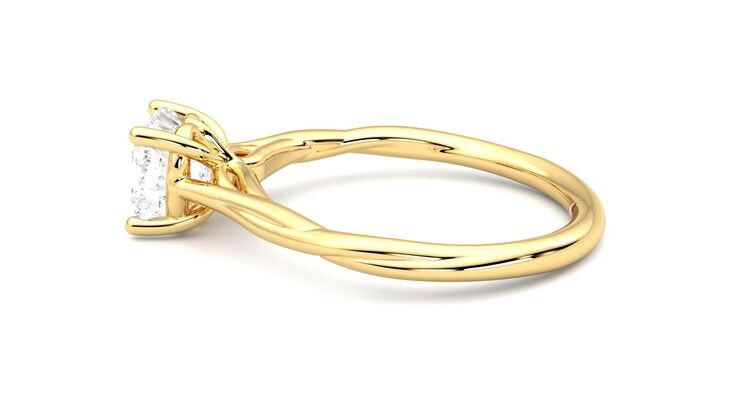 Taylor & Hart Mariposa Cushion Engagement Ring 360 degree image 20