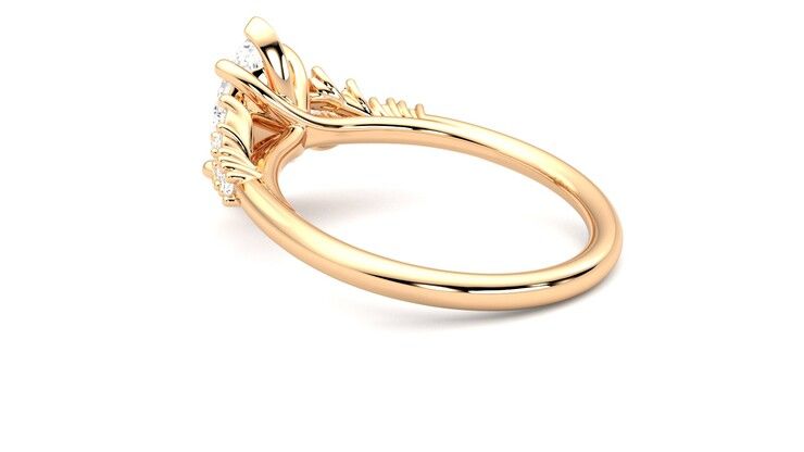 Taylor & Hart Marula Marquise Engagement Ring 360 degree image 18