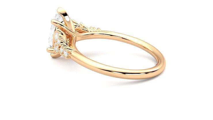 Taylor & Hart Marula Marquise Engagement Ring 360 degree image 19