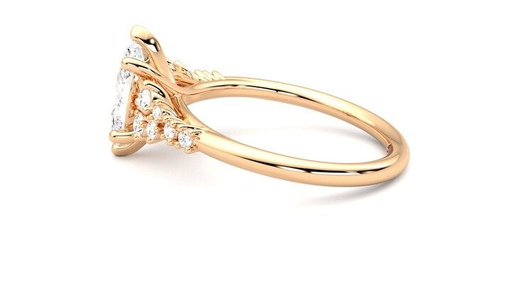 Taylor & Hart Marula Marquise Engagement Ring 360 degree image 20