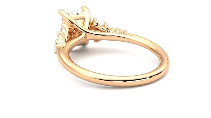 Taylor & Hart Marula Radiant Engagement Ring 360 degree image 17