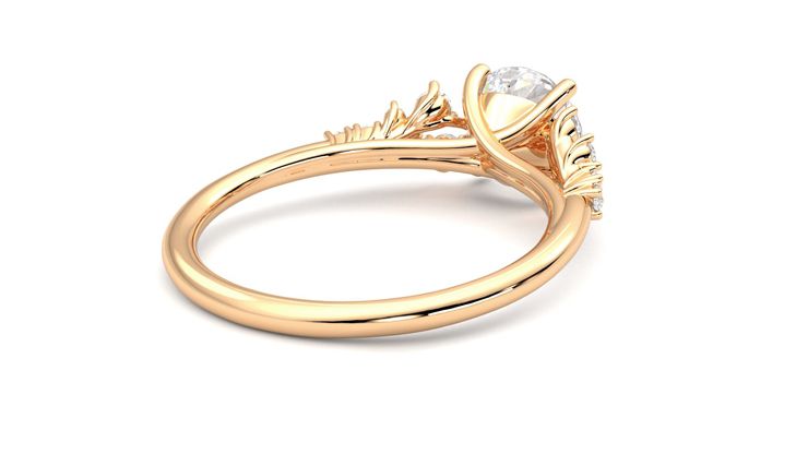 Taylor & Hart Marula Round Engagement Ring 360 degree image 13
