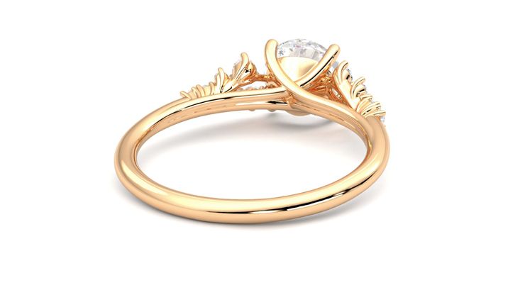 Taylor & Hart Marula Round Engagement Ring 360 degree image 14
