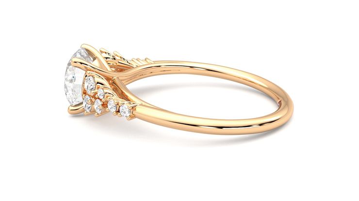Taylor & Hart Marula Round Engagement Ring 360 degree image 20