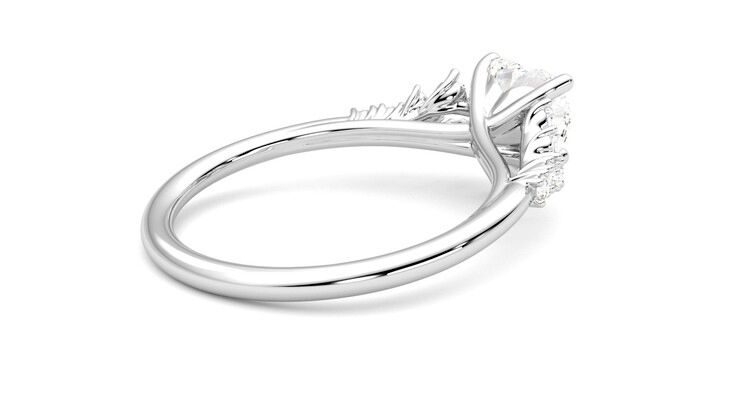 Taylor & Hart Marula Heart Engagement Ring 360 degree image 12