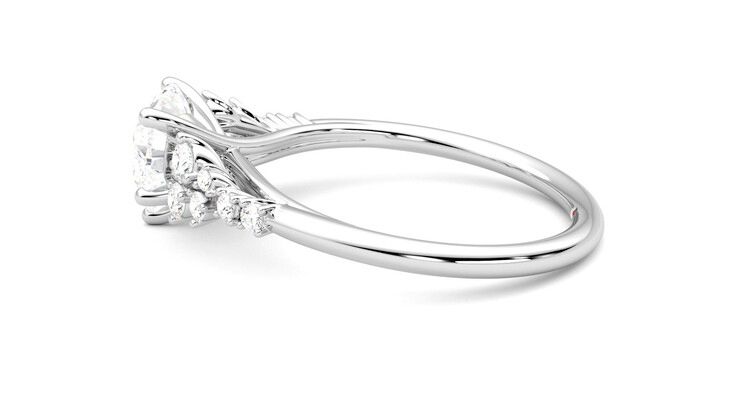Taylor & Hart Marula Heart Engagement Ring 360 degree image 20