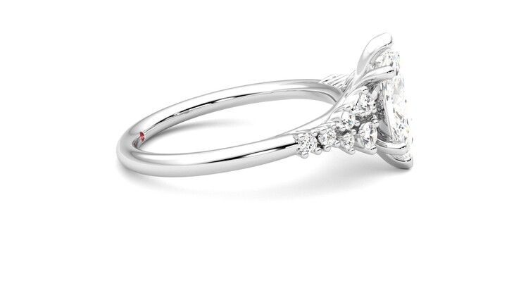 Taylor & Hart Marula Marquise Engagement Ring 360 degree image 9