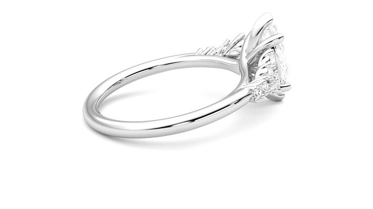 Taylor & Hart Marula Marquise Engagement Ring 360 degree image 11
