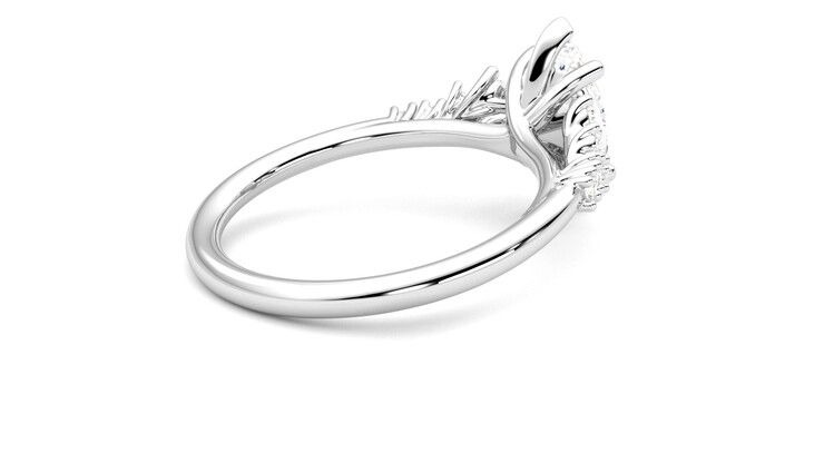 Taylor & Hart Marula Marquise Engagement Ring 360 degree image 12