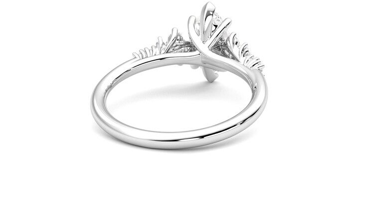 Taylor & Hart Marula Marquise Engagement Ring 360 degree image 14