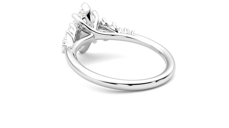 Taylor & Hart Marula Marquise Engagement Ring 360 degree image 17