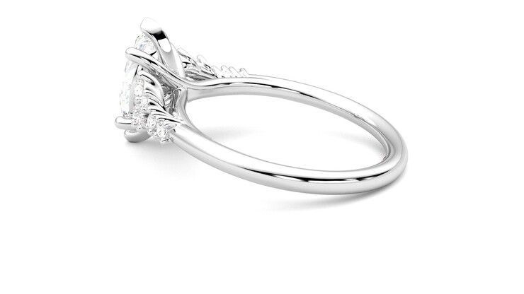 Taylor & Hart Marula Marquise Engagement Ring 360 degree image 19